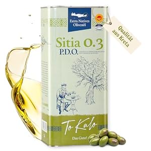 ToKalo Sitia Olivenöl 5 Liter - 100% Koroneiki Oliven - neue Ernte 25/26 - extra nativ, kaltgepresst & laborgeprüft - mild-fruchtig - Handarbeit aus Kreta