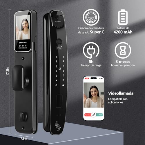 Mejores comprativas On-line Cerraduras electrónicas WiFi listamos los 10 mejores. 9 Imagen adicional