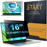 STARY 360 °Sichtschutzfolie Laptop 16"16:10,Abnehmbarer 16"Blickschutzfolie
