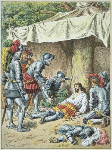 Tableau Chevalier Bayard par Frédéric Théodore Lix | Impression d'art sur toile 60x90cm