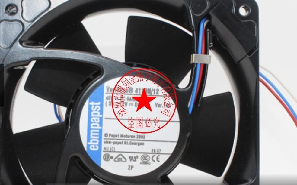 The Aluminum Frame Fan Imported from Germany 4118N/12 DV4118N 120 * 120 * 38 - (Color: DV4118N)