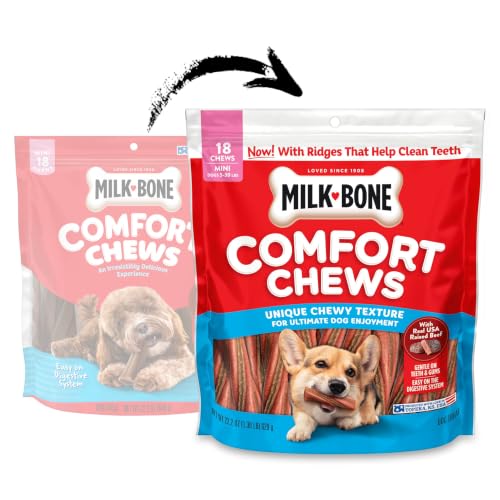 Image of Milk-Bone Comfort Chews With Real Beef, 72 Mini Dog Chews