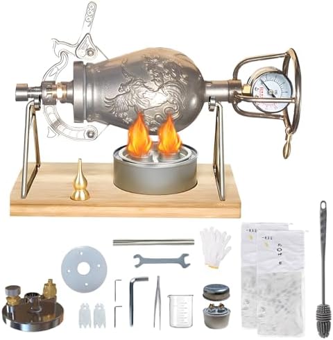 Máquina de canhão de pipoca chinesa de 350 ml, máquina de pipoca ...