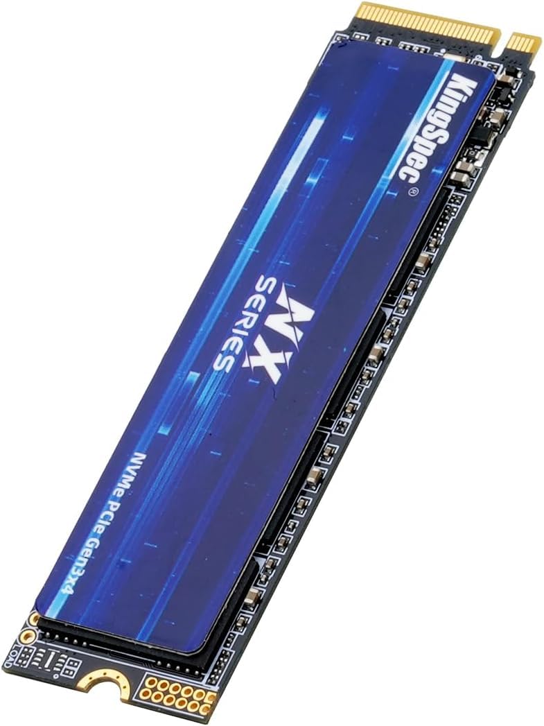 KingSpec NX Series 4TB Gen3x4 NVMe M.2 SSD, Up to 3500MB/s, 3D NAND Flash M2 2280 Internal Solid State Drive, for Desktop and Laptop