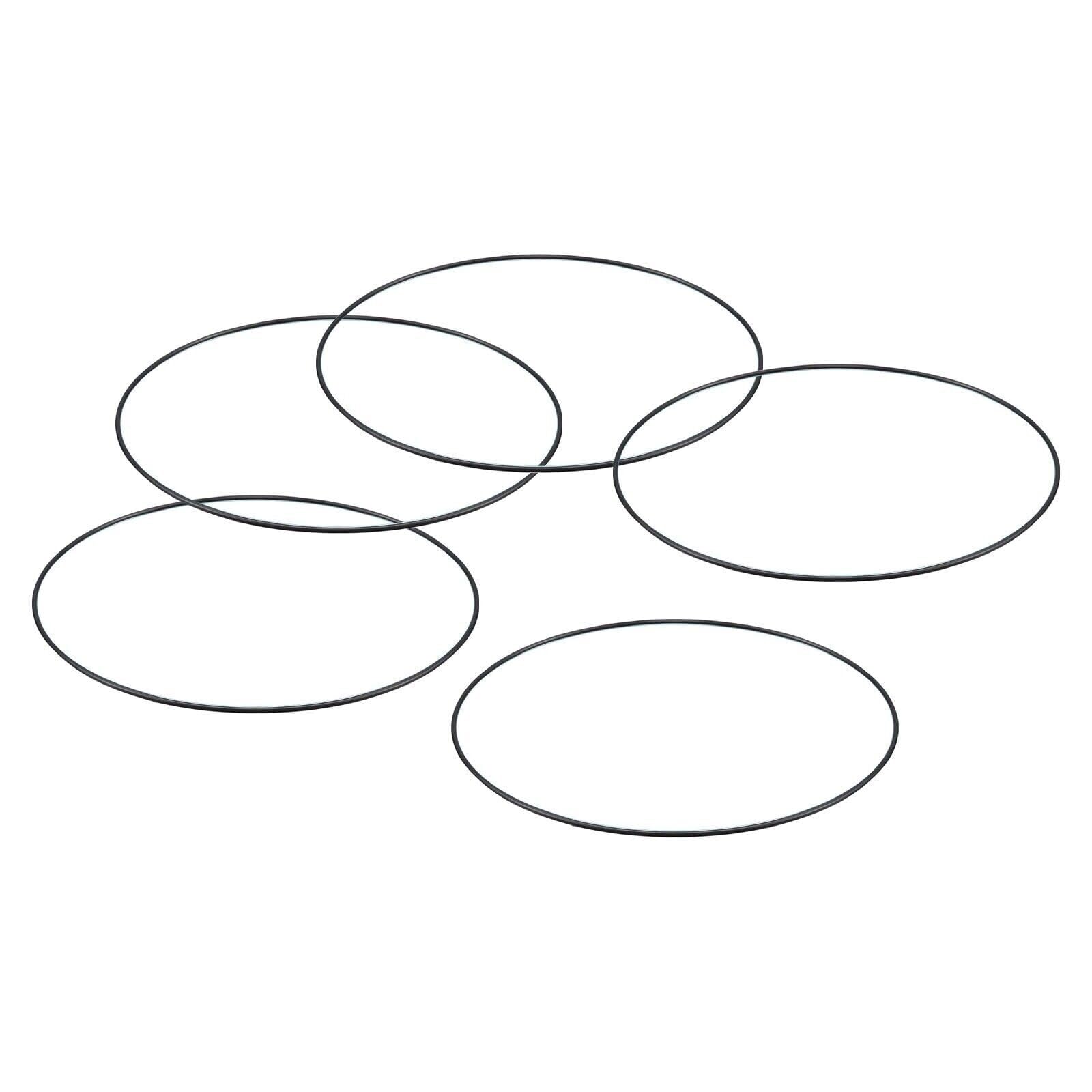 O-Ring-Kit 10 Stück 185 x 180 x 2,65 mm Nitrilkautschuk-O-Ringe metrische Dichtungen schwarz
