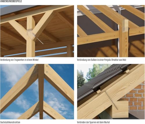 KLIMAS Holzschrauben Torx - Spanplattenschrauben Gelb - Senkkopfschrauben - Terrassenschrauben - Universalschrauben - Dachkonstruktion… – Ansicht 4