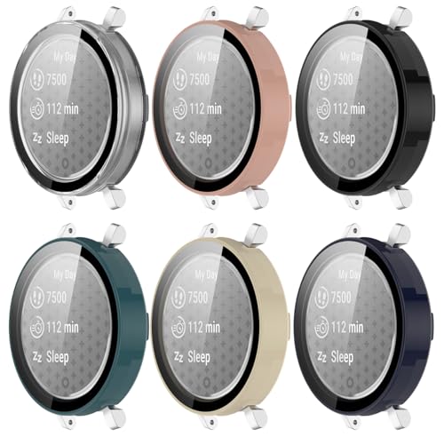 6Pack Screen Protector Compatible with Garmin Lily 2 Smartwatch Covers Scratched Resistant Screen Protectors intended for Garmin Lily 2