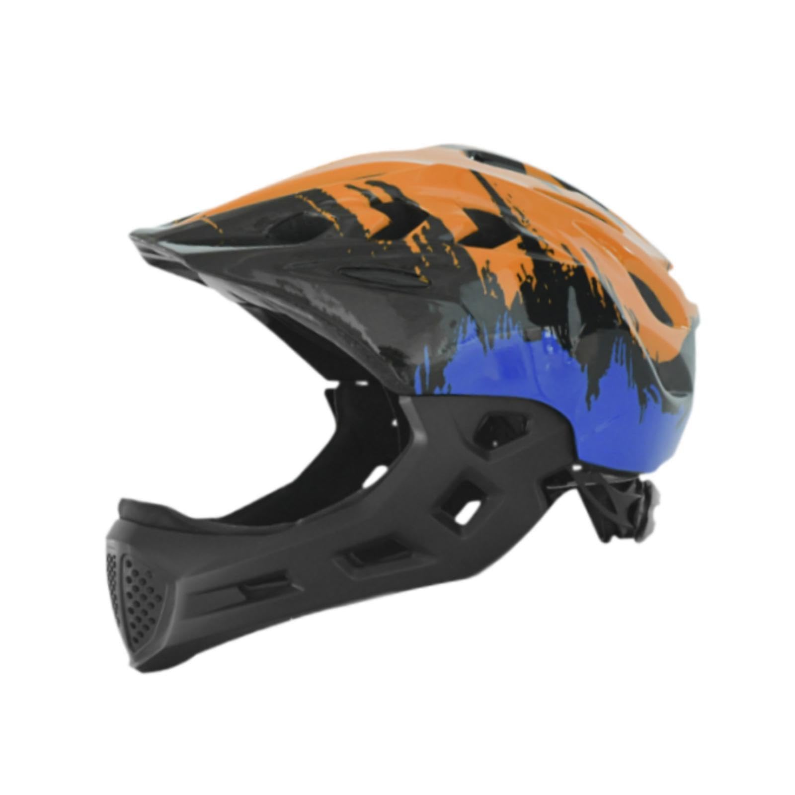 Casco de Bicicleta Infantil con Forro Transpirable Ventilación Múltiple Protección Facial Total Diseño Ajustable y Aerodinámico Adecuado para