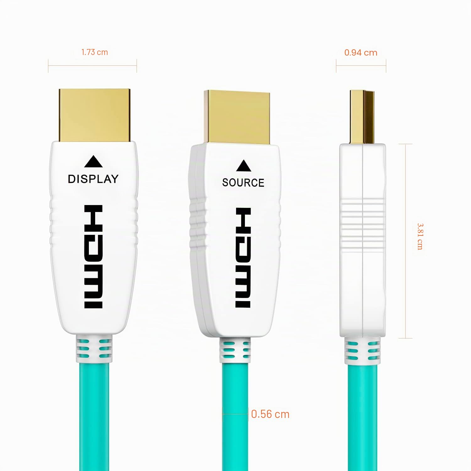 RUIPRO Cable HDMI 2.1 de Fibra Óptica 8K 15M, Ultra Alta Velocidad 48Gbps, Soporta 8K@60Hz, 4K@120Hz, HDR Dinámico, eARC, HDCP 2.2, Compatible con PS5, Xbox, TV, Proyector, Monitor, Home Cinema