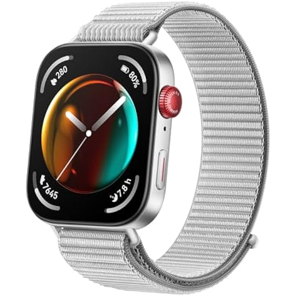HUAWEI Zegarek Fit z wyświetlaczem AMOLED 1,6 cala, ultracienka konstrukcja, wszechstronne zarządzanie fitness, pełne zarządzanie zdrowiem, trwała żywotność baterii, kompatybilny z iOS i