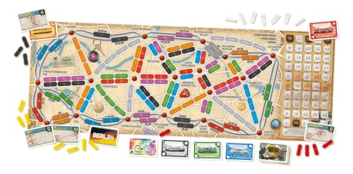 Image of Asmodee Ticket to Ride Berlin Board Game - Train Route-Building Strategy Game, Fun Family Game for Kids & Adults, Ages 8+, 2-4 Players, 10-15 Minute Playtime
