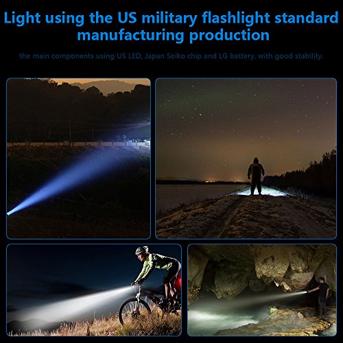 USB ricaricabile impermeabilità Luci per