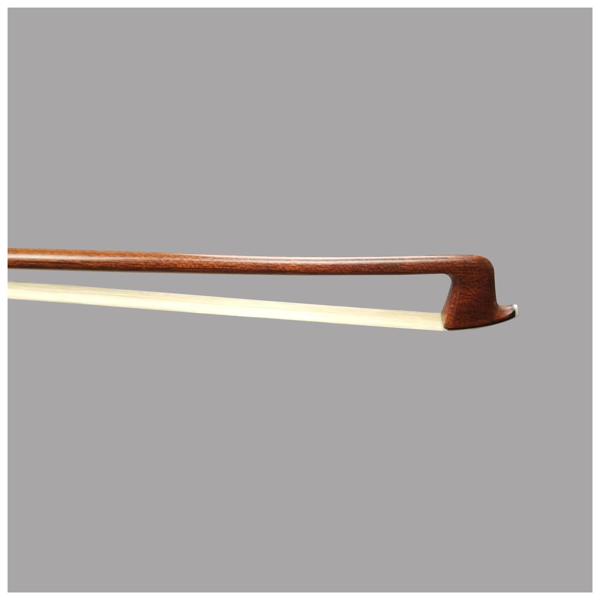 Pelle di legno Fibra di carbonio 4/4 Arco di violino Crine di cavallo bianco Rana di ebano Accessori for parti di violino 3/4 1/2 1/4(1 2 one pc)