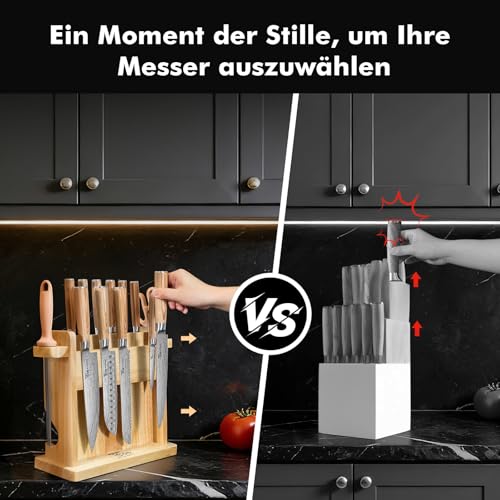 SYOKAMI 2026 Upgrade Messer-Set, 14-teiliges japanisches Küchenmesser-Set – Ansicht 5