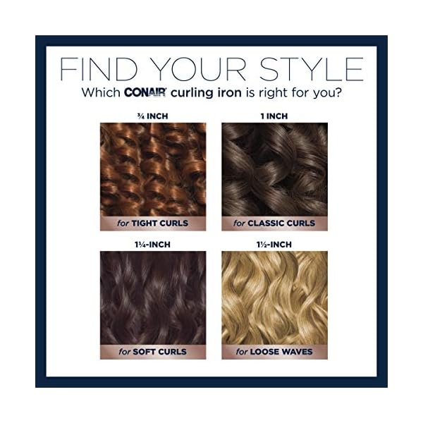 Conair-Double-Ceramic-1-Inch-Curling-Iron Conair Double Ceramic 1-Inch Curling Iron, 1-inch barrel produces classic curls â for use on short, medium, and long hair