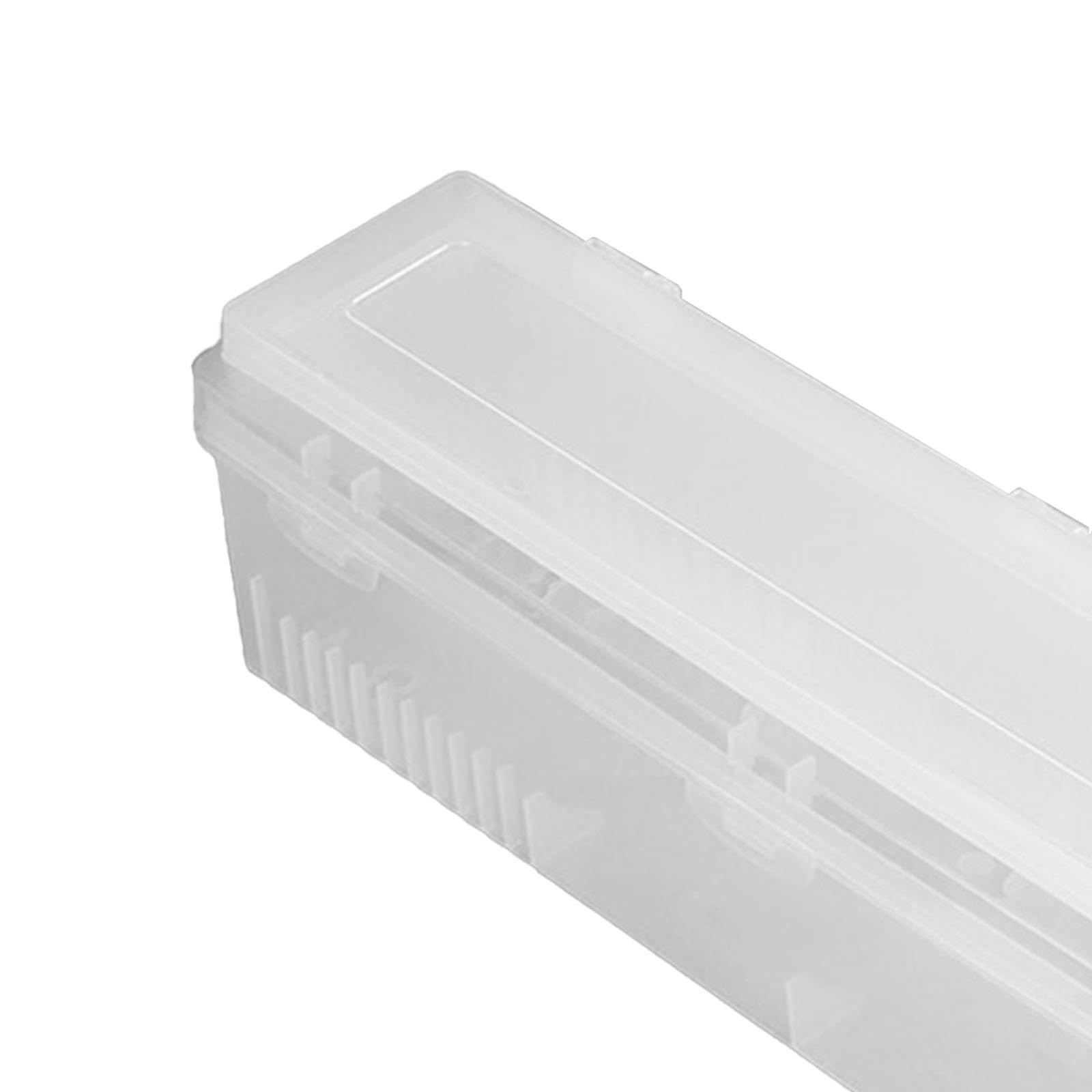 Soporte para Film Transparente, de Film, Caja de Almacenamiento de Film, Caja de Corte Hecha de PP con Una Segura para La O, tal como se describe, metro