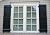 Polaris Homeside 4 Board and Batten Joined Vinyl Shutters (1 Pair) 14-1/2in. x 55in. - 050 Black