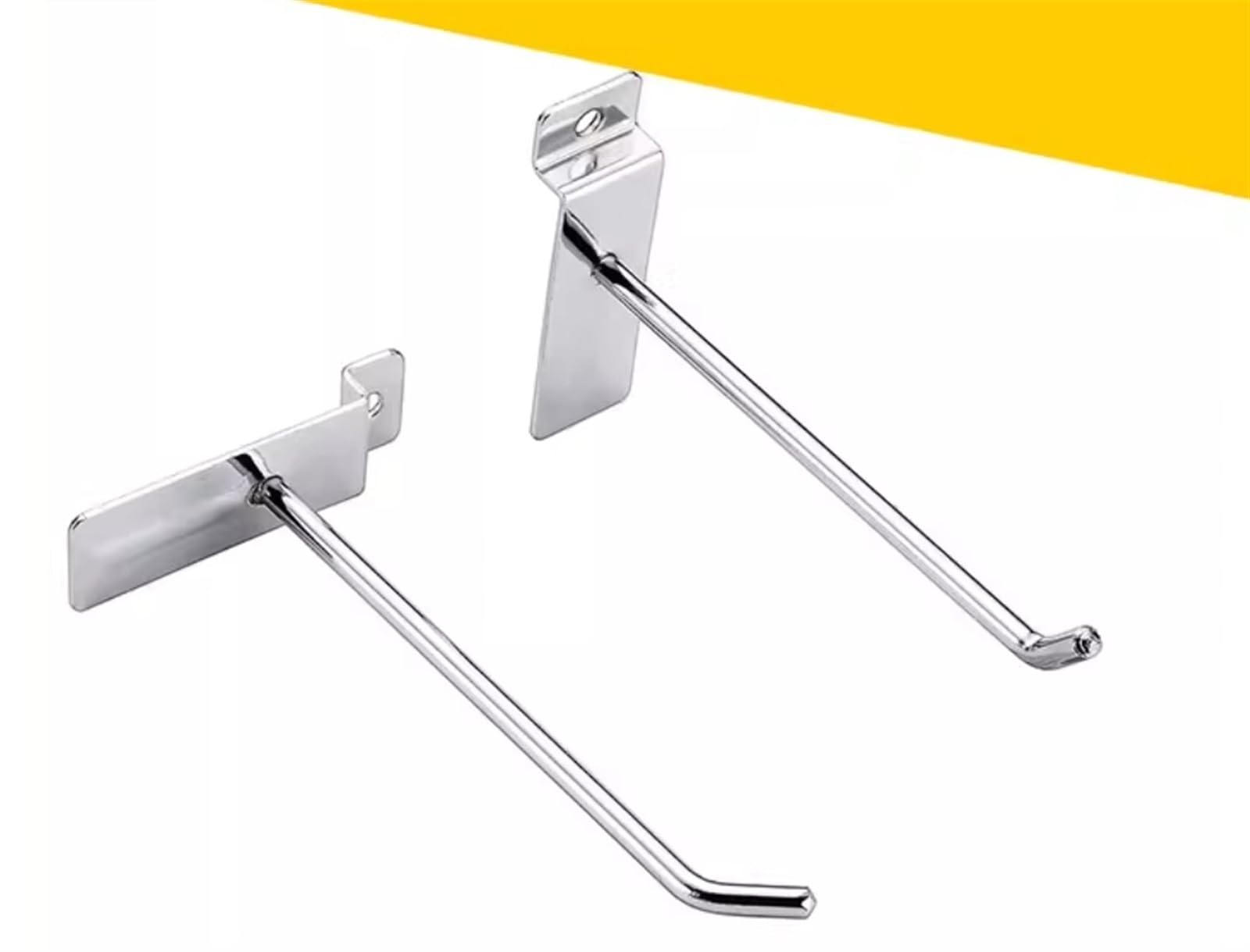Stecktafelhaken, 9,8-Zoll-Lamellenwandhaken, Display-Panel-Haken, 30 Stück Lamellenbretthaken for Paneele, handelsübliche Lamellenwand-Deluxe-Haken for Garagengeschäfte, Einzelhandelsdisplays
