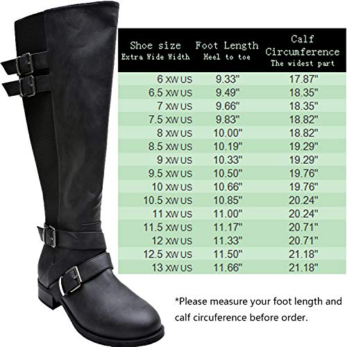 extra wide calf boots size 12