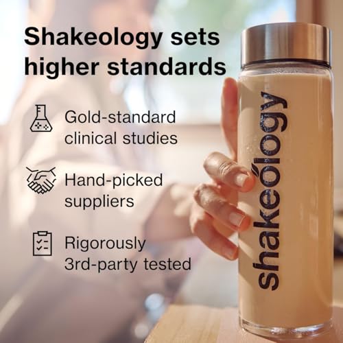 Image of BODi Shakeology 0g Added Sugar Plant Based Protein Powder Blend, Gluten-Free Shake with Vitamins and Minerals - Helps Support Healthy Weight Loss, Lean Muscle, Gut Health, Cafe Latte- 14 Servings