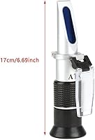Vista 2 de Kit de refractómetro profesional de refractómetro de miel 58-90% Medidor de probador de azúcar de miel preciso