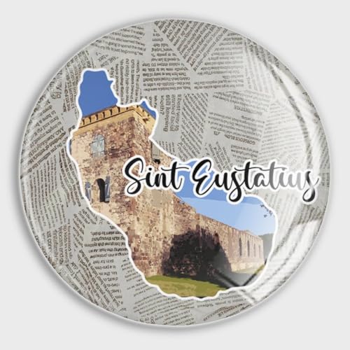 Aimants puissants en verre pour réfrigérateur Sint Eustatius lot de 4 - 2