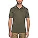 32Degrees Mens Heather Polo Shirt, Heather Dark Moss, XLarge
