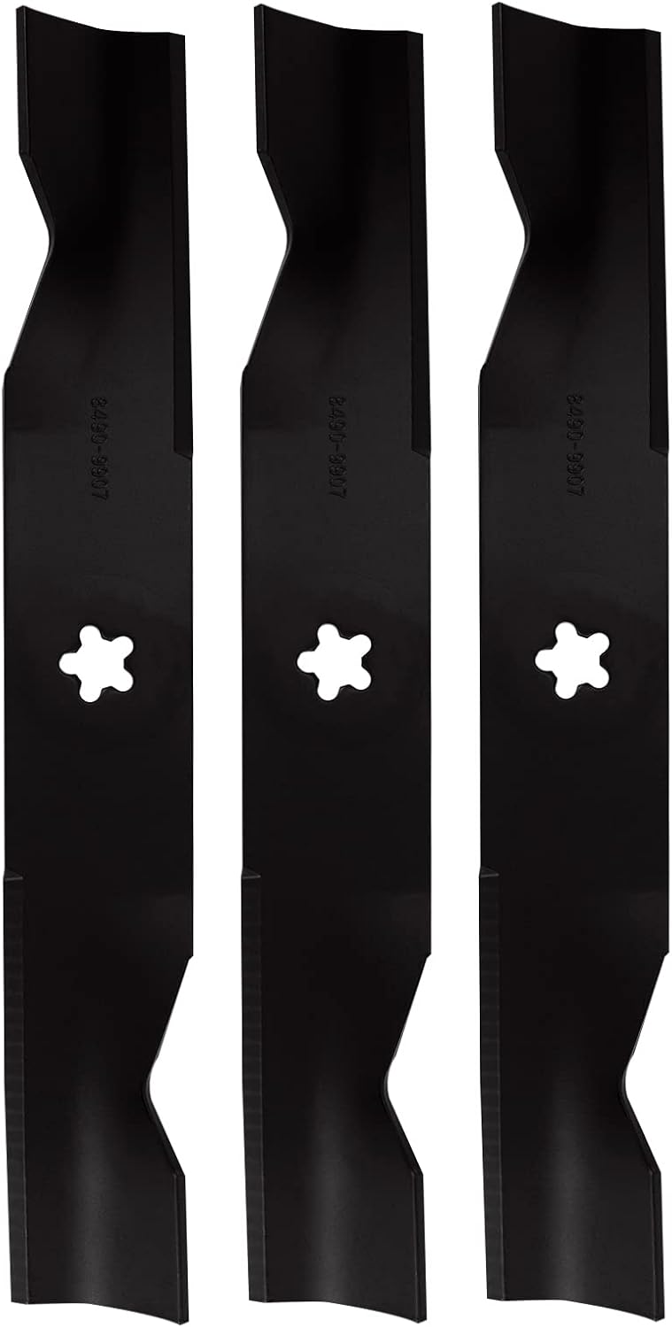 Lawn Mower Deck Blades for AYP Craftsman Husqvarna Poulan Ariens 21547939 173920 24679 48" Deck 3 Pack