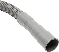 Vista 3 de Kit de manguera de drenaje para lavadora con aro de metal, corrugado, 3 tamaños cortables (14 pies)