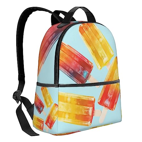 Sac à dos de voyage imprimé Popsicles BAFAFA noir en taille unique pour PC - 2