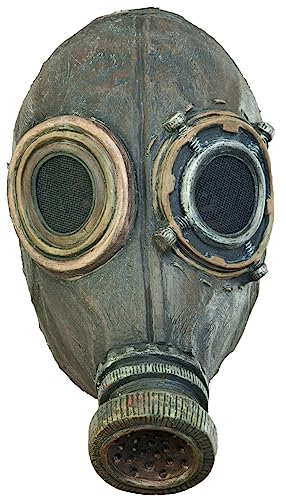 Ghoulish Productions Wasted Gas Mask - Green Russian Cosplay Costume - Urban Masks Line - Adult One Size Latex