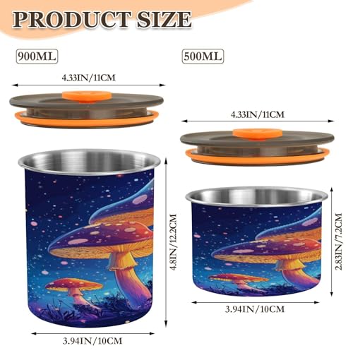 Envase de acero inoxidable hermético para café 500 ml miniatura 2