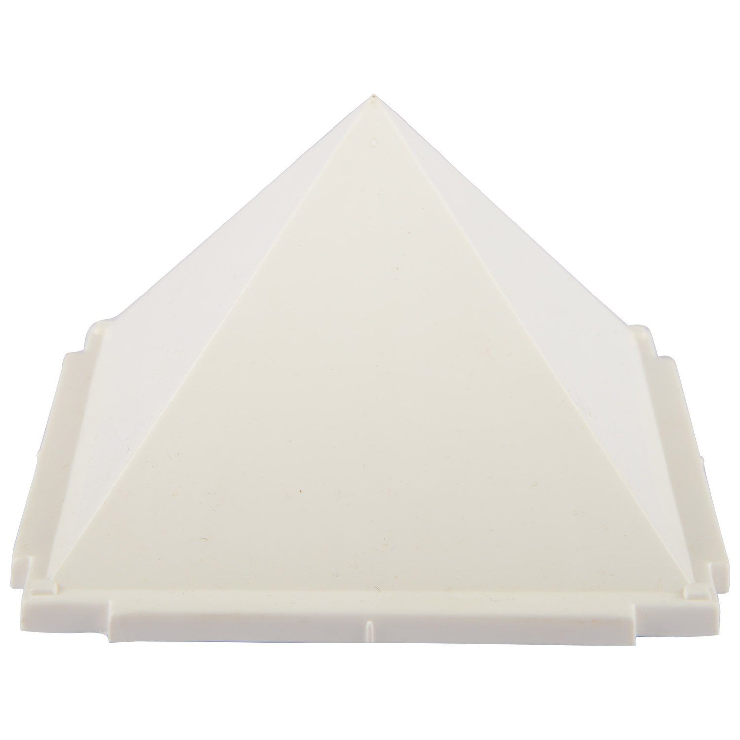 Jiten Pyramid Plastic Multier Advance Yantra (15 cm x 15 cm x 9 cm, White)
