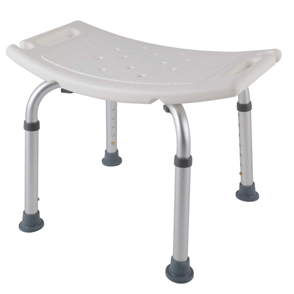 HENGMEI Silla de ducha Taburete Ajustable Taburete de Ducha Antideslizante para personas mayors (Modelo A)