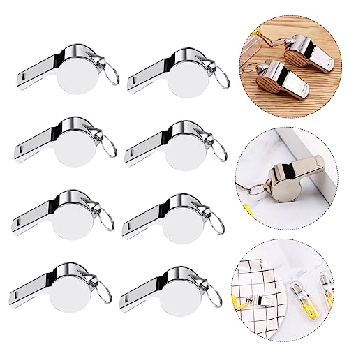 Silbato deportivo de acero inoxidable Yardwe con cordón miniatura 5