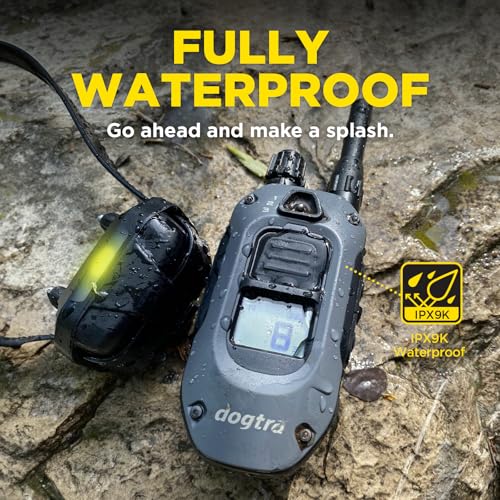 Image of Dogtra 280X E-Collar Additional Receiver 10 lbs+, 1 /2 Mile Range, LED Light, 100 Levels of Precise Control for Stubborn Dogs, Waterproof, Boost for Quick Recall, Vibration, Safety Lock & Tone