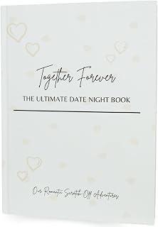 Together Forever Scratch-Off Date Night Book – 60 Unique & Romantic Date Ideas for Couples | Anniversary, Wedding, Valentine’s Gift, Couples Games, Memory Journal (11" x 9")