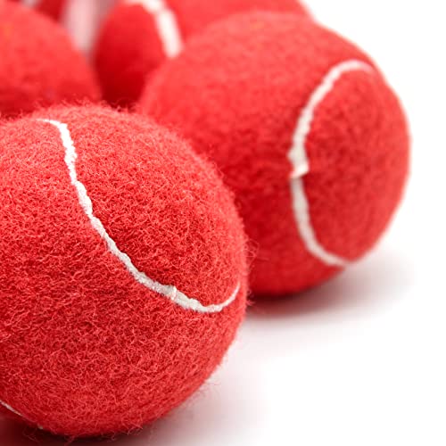 Magicorange Tennis Balls, 30 Pack Advanced Training Tennis Balls Practice Balls, Come With Mesh Bag For Easy Transport, Good For Beginner Training Ball (Red) #TOP2