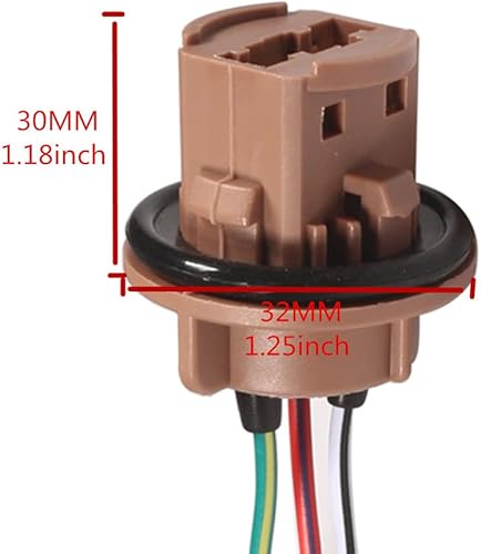 Miniatura 5 de 2 unids T20 7443 1891 Adaptador de enchufe W215W Bombilla LED Conectar Soporte de cableado Luz de freno de coche Base de lámpara inversa T20 Socket