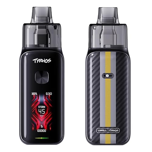 ���[�E�F�� Typhos Pro Pod System Kit 3000mAh 45W �^�C�t�H�X �v�� �|�b�h�y���K�i�z6ml��e�ʃ|�b�h�b1.47�C���`HD�J���[�t�����ځb�R��h�~CoreShield�̗p�bMTL/RDL�Ή� �d�q�^�o�R VAPE �{��
