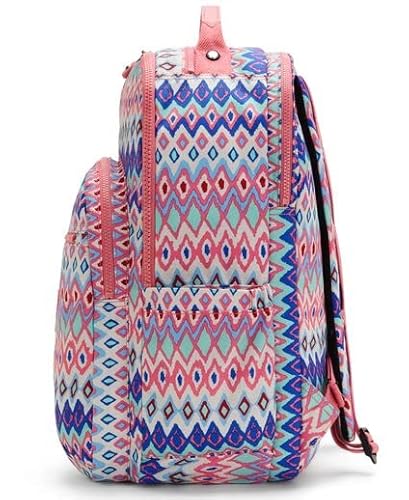 Kipling Mochila Seoul Go Extra Grande, Mistura abstrata, 12.75''L x 17.25''H x 9''D, Mochila f