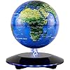 JOWHOL Magnetische zwevende wereldbol, Magnetische levitatie Auto-roterende educatieve wereldkaart, Creatieve thuis…