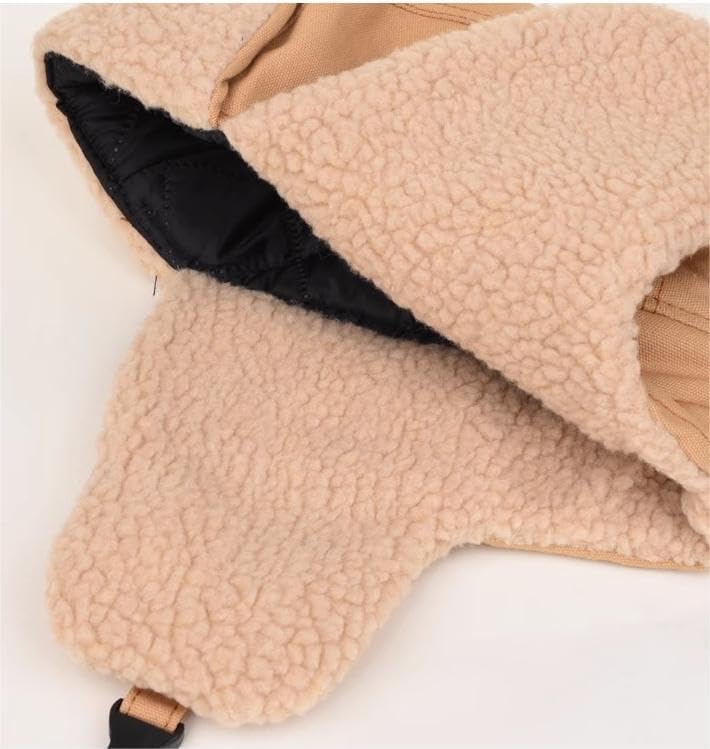 Aviator Hat Pilot Goggles Fur Ear Flaps Trooper Trapper Pilot Cap for Men Women - Image 4