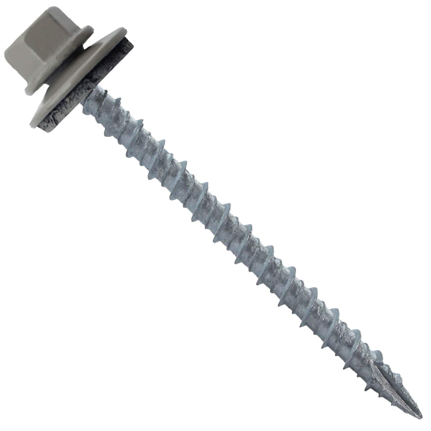 Charcoal Metal Roofing Screws - 10 Pack -21