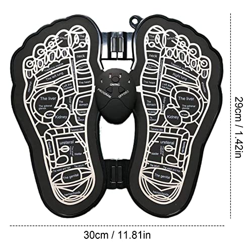 Esteira massageadora elétrica para os pés - Massageador de pés de pontos de acupuntura para mulheres