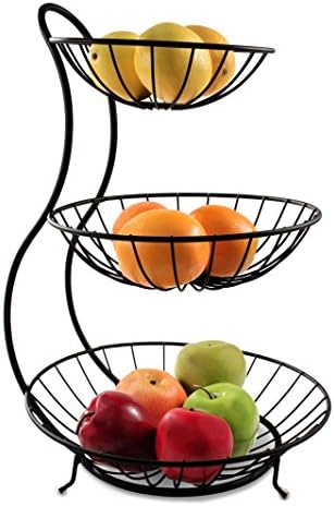Spectrum Diversified Yumi Arched 3 Tier Server, Black