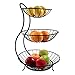 Spectrum Yumi A83910 Portatovaglioli Da Cucina In Acciaio Legato Nero - Design Moderno Salvaspazio Per Tovaglioli Di Carta, 14x13x6,3 Cm