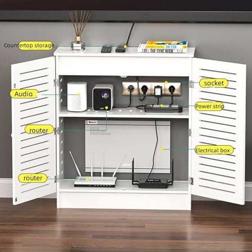Boîte de rangement de bureau pour salon et espace télétravail