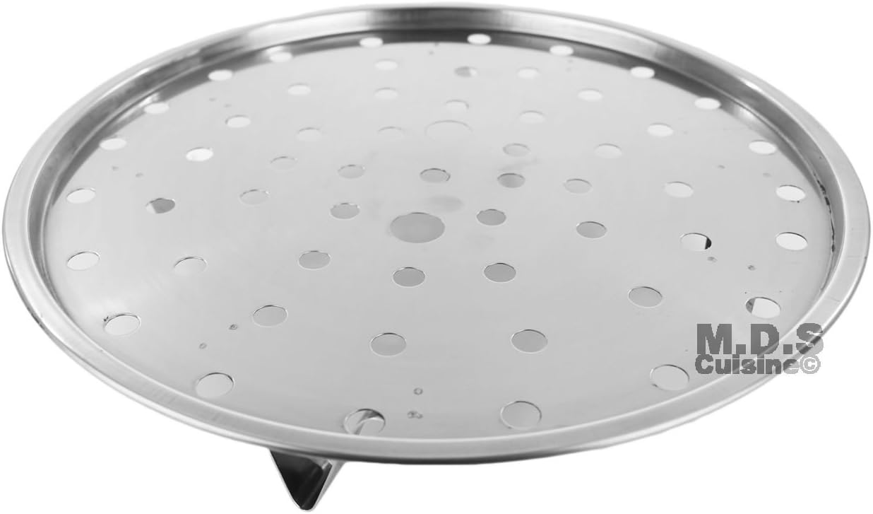 Stock Pot Stainless Steel 40QT Lid Steamer Pot Brew Vaporera Kettle Tamales New 10Ga