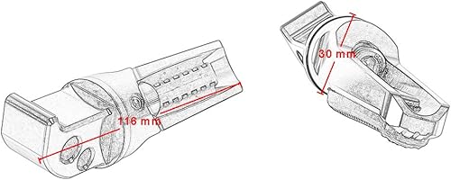 Miniatura 5 de Estriberas de motocicleta Accesorios para reposapiés de pasajero trasero para YZF R3 2015-2020 para MT07MT09 2014-2020 para XSR700XSR900 2017-2020